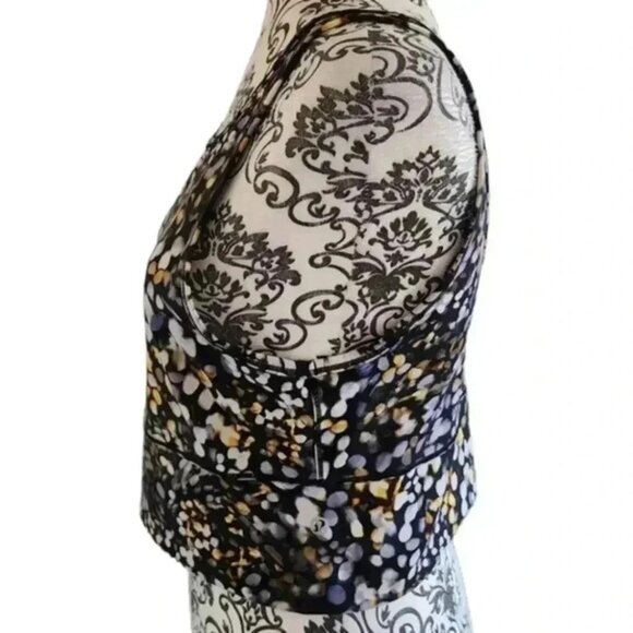 Lululemon Power Pivot Tank Metropolis Glow Black Cream Orange Women's size 10 - Picture 9 of 13